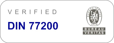 DIN 77200 Zertifizierter Sicherheitsdienst Siegel