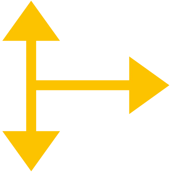 Pfeilsymbol nach links für Navigation und Zurück-Funktion